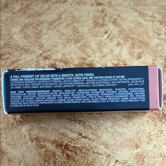 New Anastasia Beverly Hills Satin Lipstick -Warm Peach - Picture 4 of 7
